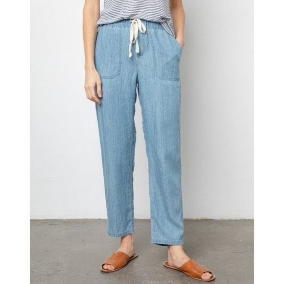 Rails Sz M Graham Drawstring Pants Blue Soft Comfy Nice! - Picture 1 of 10